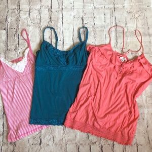 AE, Aerie, and hollister tank top lot